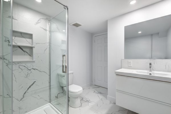 Basement Bathroom Installation in Falls Church
