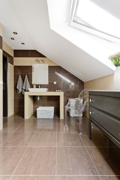 Attic Bathroom Installation in Falls Church